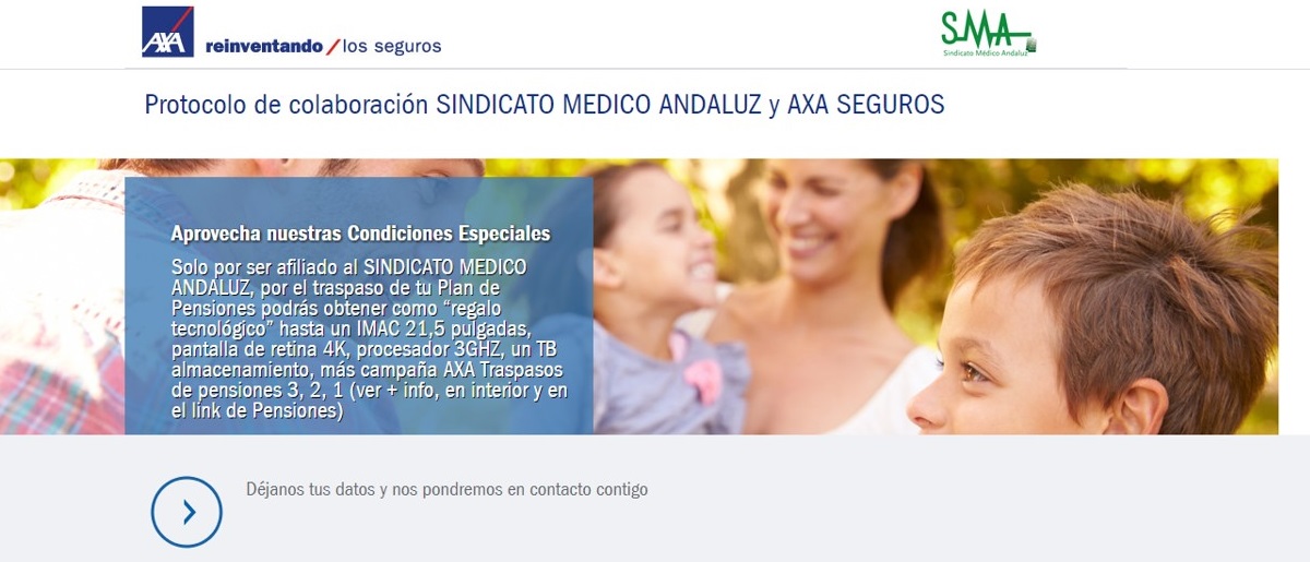 Pincha aquí para información y descuentos del acuerdo AXA-SMA