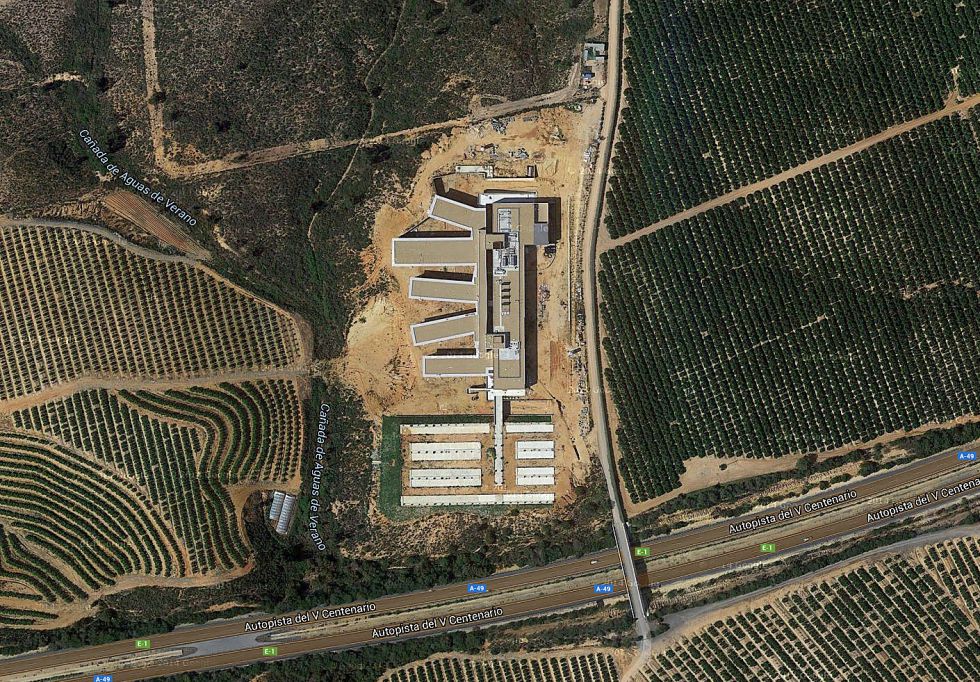 Vista aérea H. Costa de Huelva obtenida de Google Maps