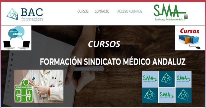 Acuerdo SMA - BAC Formación en cursos de formación online.  Descuento para afiliados