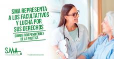 El SMA representa a los facultativos y lucha por sus derechos. SOMOS INDEPENDIENTES DE LA POLÍTICA. #tusderechosimportan