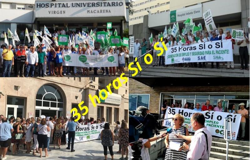 Médicos andaluces, en huelga si continúa la inestabilidad de su jornada laboral.