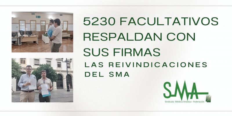 5230 facultativos respaldan con sus firmas las reivindicaciones del SMA 5230 facultativos respaldan con sus firmas las reivindicaciones del SMA