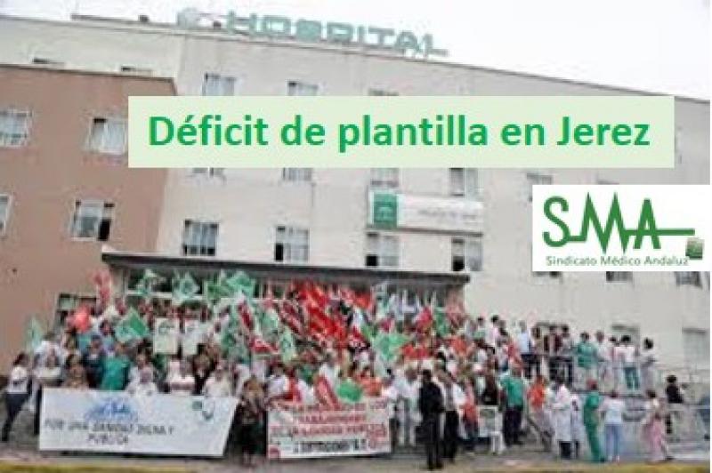 El personal sanitario en Jerez se echa a la calle por la falta de plantilla.