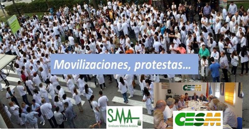 CESM plantea nuevas movilizaciones si la Administración no escucha las reivindicaciones de los médicos.