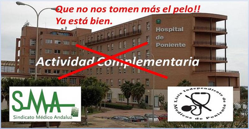 Los médicos del Hospital Poniente no harán actividad complementaria por los recortes.