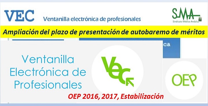 Ampliación del plazo de presentación del Autobaremo de méritos para las personas que han superado la fase oposición de determinadas categorías (OEP 2016, 2017 y Estabilización)