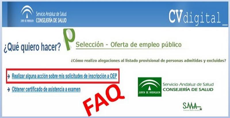 Preguntas y Respuestas sobre alegaciones al listado provisional de personas admitidas/excluidas en las OEP.