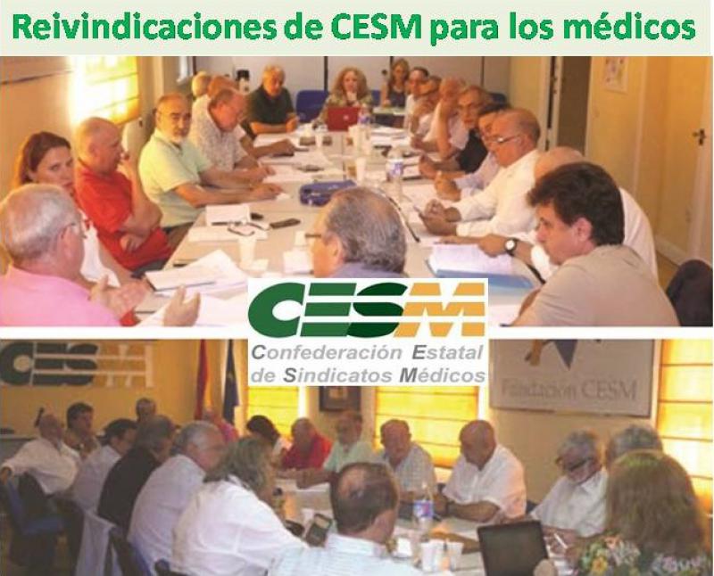 CESM fija las principales reivindicaciones de los médicos para el futuro inmediato