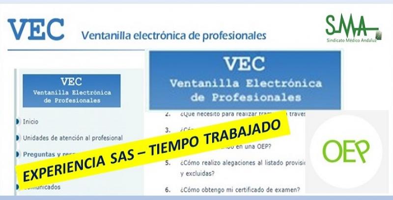 OEP 2016-2017-Estabilización. Experiencia SAS de cada profesional en la VEC.