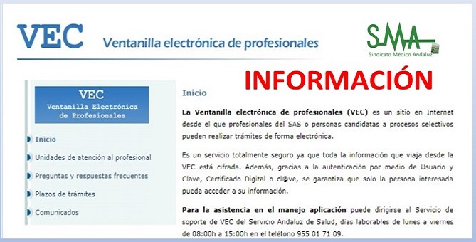 VEC: Cómo adjuntar documentación a solicitudes ya presentadas. Información para candidatos opositores.