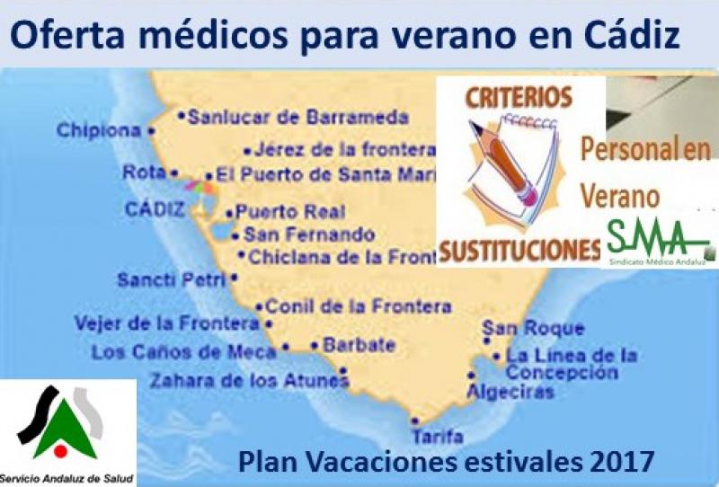 El SAS lanza una convocatoria extraordinaria para contratar a 86 médicos de familia para el verano en Cádiz.