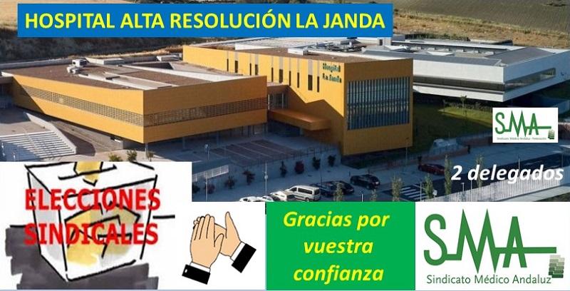 Éxito del SMA en las elecciones del Hospital de Alta Resolución de la Janda.