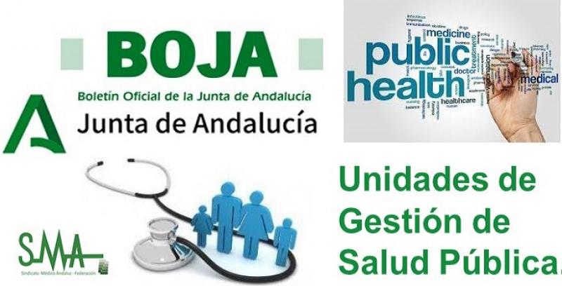 Publicada en el Boja la Orden por la que se desarrolla la composición, funciones y funcionamiento de las Unidades de Gestión de Salud Pública.