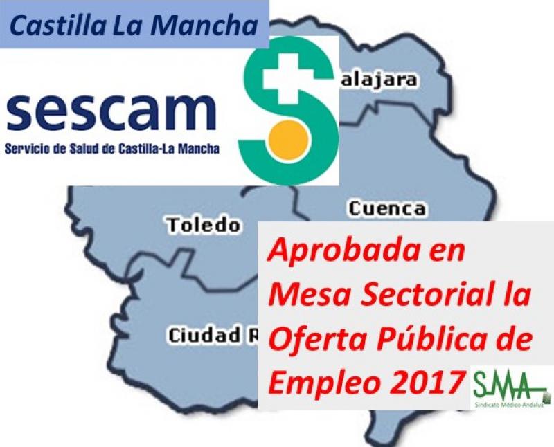 Castilla-La Mancha pacta una nueva OPE sanitaria con 2.204 plazas, 652 para facultativos.