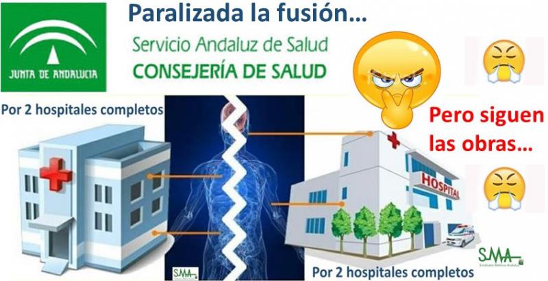 Sanidad confirma que paraliza la fusión hospitalaria en Granada, pero siguen las obras...