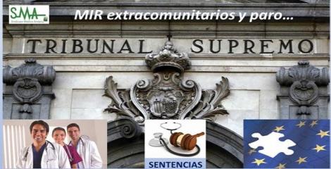 El Supremo dicta que los MIR extracomunitarios tienen derecho a cobrar paro.