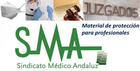 El Sindicato Médico Andaluz solicita por vía judicial y urgente la llegada de material de protección individual para los profesionales.