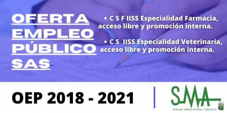 Publicadas las Convocatorias 2021 en desarrollo de las Ofertas de Empleo Público del Cuerpo Superior Facultativo IISS Especialidad Farmacia y Especialidad Veterinaria, acceso libre y promoción interna