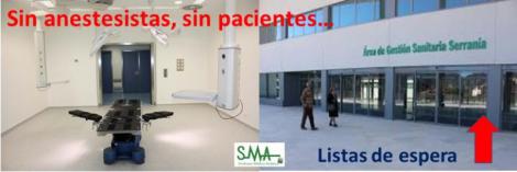 El Sindicato Médico critica la falta de anestesistas en el Hospital de Ronda y el aumento de la lista de espera quirúrgica.