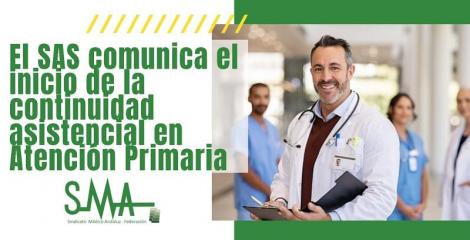 EL SAS comunica el inicio de la continuidad asistencial en Atención Primaria
