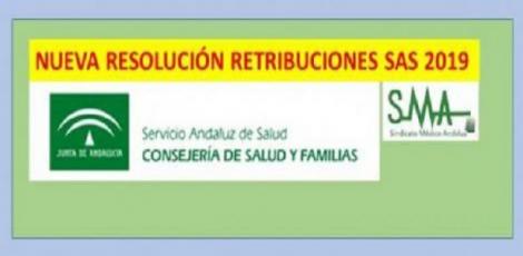 Publicada la nueva Resolución de retribuciones del SAS para el año 2019.