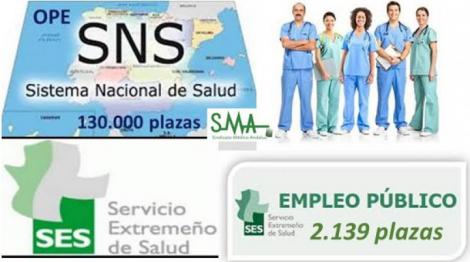 El Servicio Extremeño de Salud (SES) plantea una oferta extraordinaria de 2.139 plazas para bajar al 8% la interinidad.