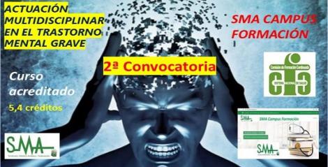 Segunda convocatoria del curso de formación acreditado: Actuación multidisciplinar en el trastorno mental grave.