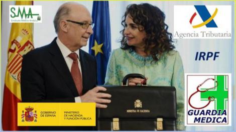 Hacienda retiene hasta el 50% de las guardias de los médicos en España.