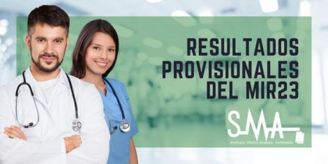 Resultados provisionales del MIR23