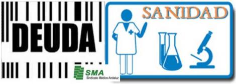 En deuda sanitaria Sí: Andalucía ¡Imparable!. Sube casi el doble que la media, con un 64%.