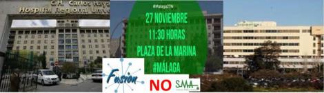 Desde Málaga hablan los pacientes... «La Junta está privatizando la Sanidad para especular con ella»