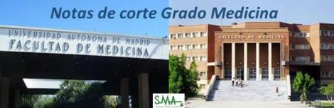 Notas de corte de Medicina 2017 en las universidades españolas.