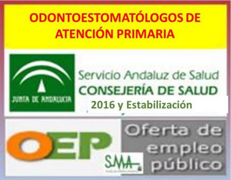 Publicada en BOJA la nueva convocatoria de OPE de Odontoestomatólogo de AP y de Médico del Trabajo..