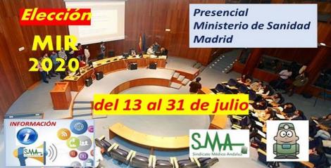 El lunes 13 de julio, a las 8.00 horas comienza la adjudicación de plazas MIR 2020 en la sede del Ministerio de Sanidad en Madrid.