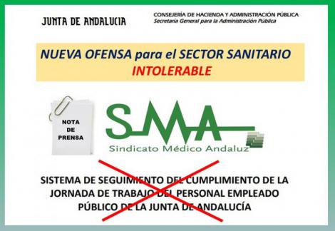 Nueva, flagrante e intolerable ofensa a los facultativos andaluces. Una auténtica vergüenza.