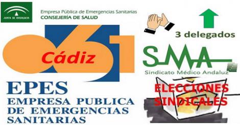 Éxito del SMA en las elecciones de la EPES-061 en Cádiz.