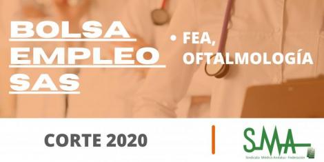 Publicación listas definitivas corte bolsa 2020 de FEA Oftalmología