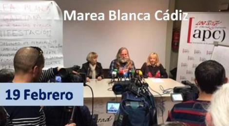 La Marea Blanca de Cádiz toma las calles. Otra más...