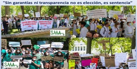 Los futuros residentes de la Formación Sanitaria Especializada en pie de guerra.
