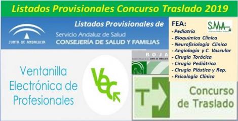 Publicadas en el BOJA resoluciones del Concurso de Traslado 2019 con listados provisionales de ocho especialidades de FEA.