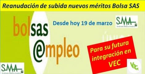 Reanudación de la subida de nuevos méritos en Bolsa de Empleo Temporal tras las mejoras en la aplicación BolSAS.