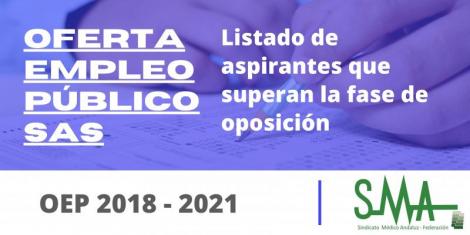 Listado de aspirantes que superan la fase de oposición