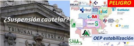 La OEP nacional en sanidad, en el aire por la denuncia de 3000 interinos.