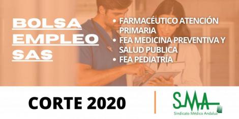 Publicación listas DEFINITIVAS corte bolsa 2020 