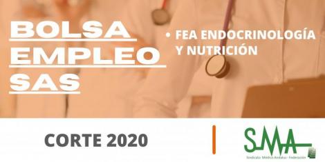 Bolsa: Publicación lista definitiva de personas candidatas de Bolsa (corte 2020) Fea Endocrinología y Nutrición