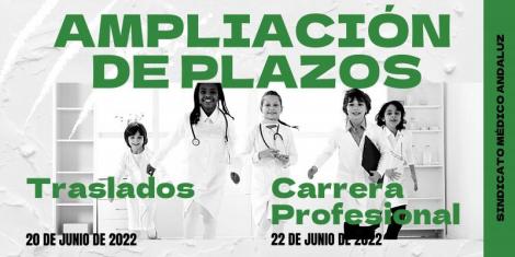 Ampliación del plazo de presentación de solicitudes para el concurso de traslados y la carrera profesional