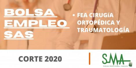 Listas definitivas de personas candidatas de Bolsa (corte 2020) FEA Cirugía Ortopédica y Traumatología