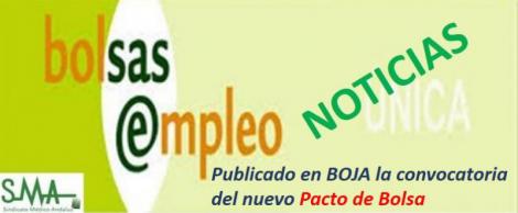 Publicado en Boja la convocatoria del nuevo Pacto de Bolsa Única.