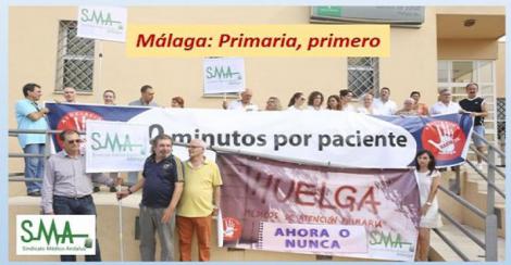 Médicos de Primaria de Málaga determinan los días exactos qué irán a la huelga.
