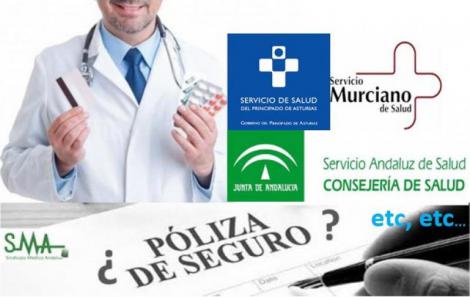 Las grandes aseguradoras no quieren cubrir al médico de la sanidad pública.
